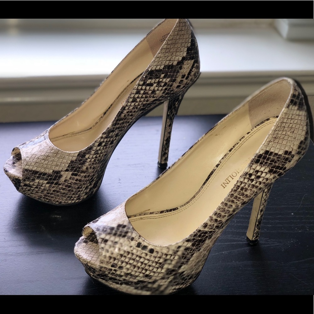 Enzo Angioloni Python Platform Heels - image 2